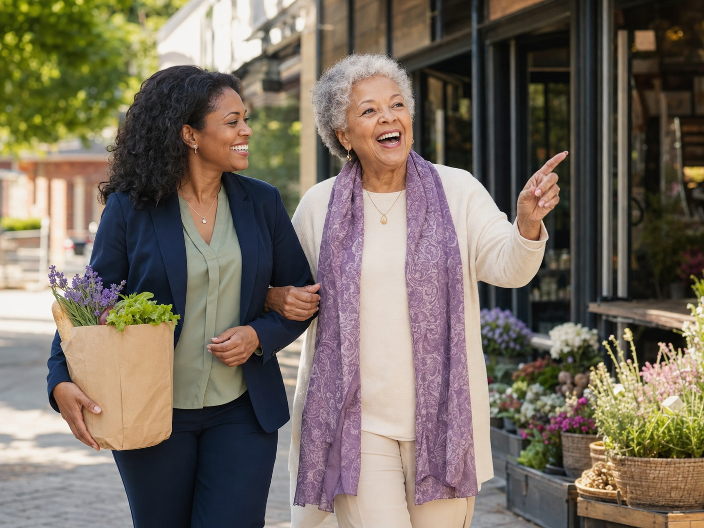 Social Engagement from a compassionate Serenity caregiver
